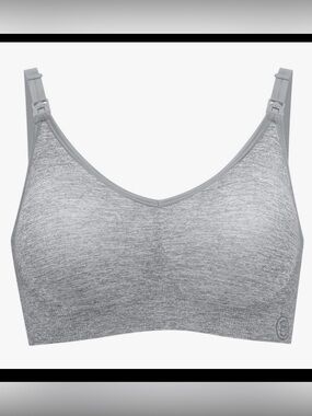 Bravado Light Heather Gray Seamless Nursing Bra